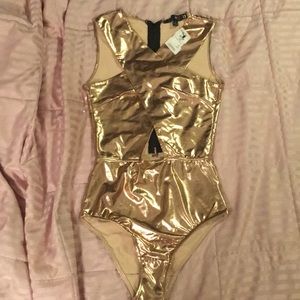 Akira Rose Gold Rave/Club Bodysuit 🥀✨